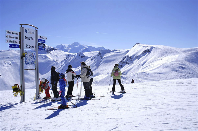 ski alpin flaine